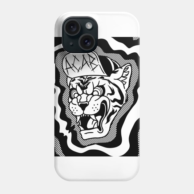 Trippy Tiger Phone Case by rioz