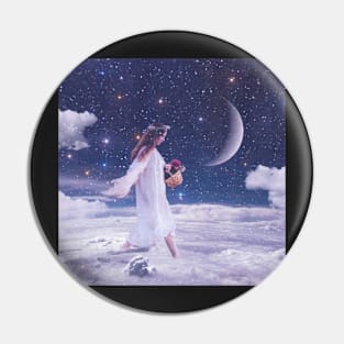 Walking on Clouds Pin