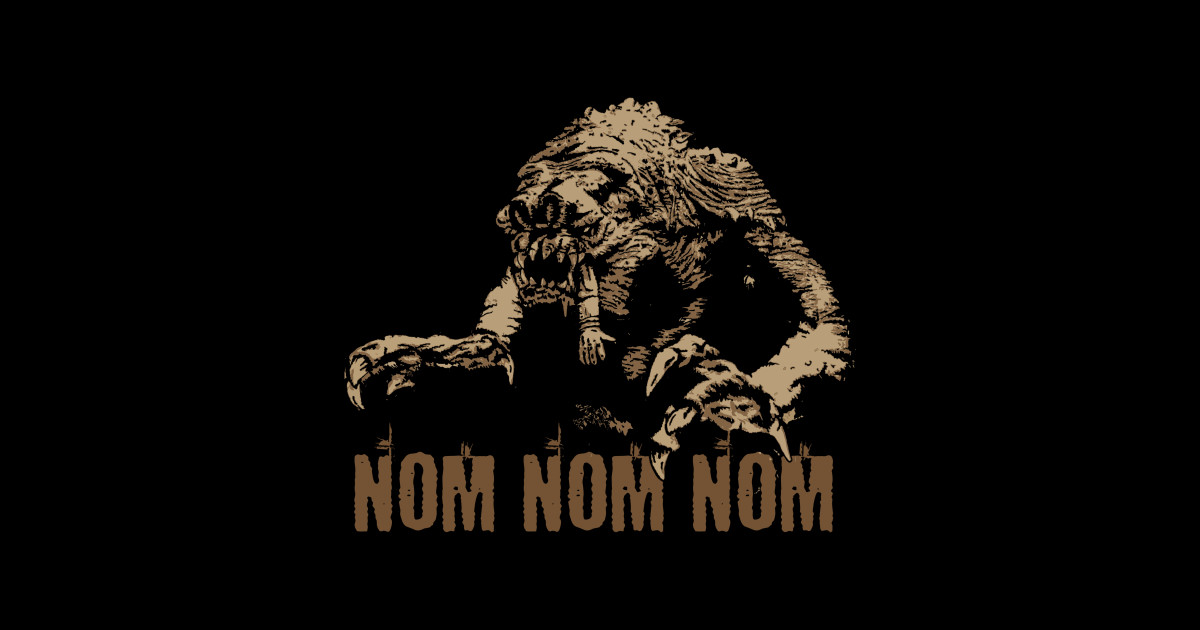Hangry Rancor - Rancor - Sticker | TeePublic