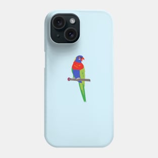 Laughing Rainbow Lorikeet Phone Case