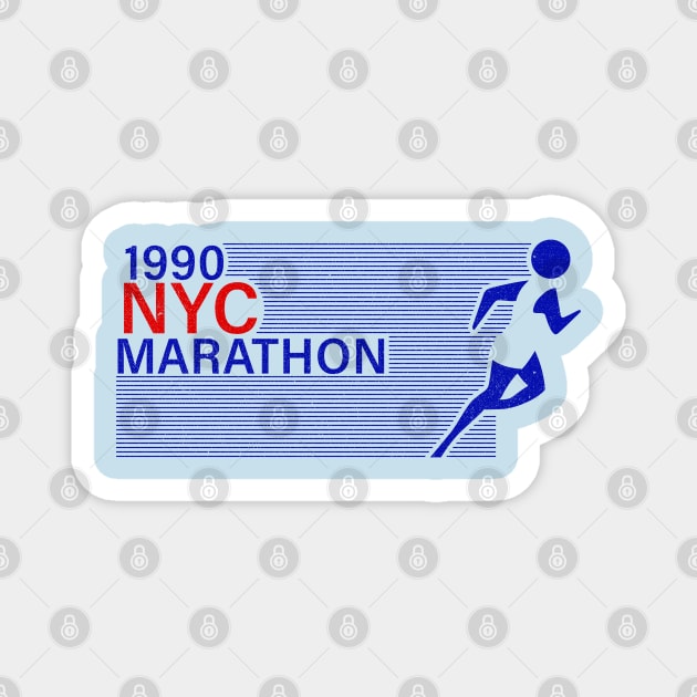 NYC Marathon 1990 Magnet by LocalZonly