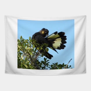 Yellow-tailed Black Cockatoo Tapestry