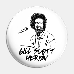 Gill Scott Heron Pin