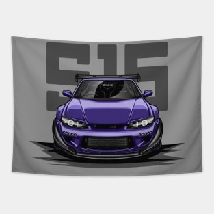 Silvia S15 Face (Midnight Purple) Tapestry