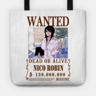 Nico Robin One Piece Wanted Tote