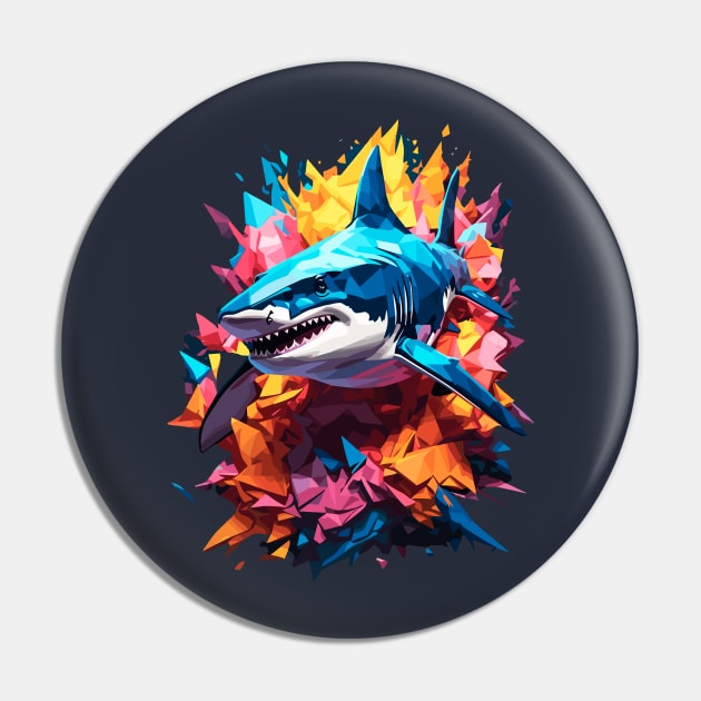 Great White Shark's Pin by NerdsbyLeo