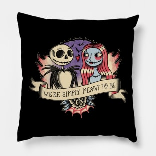 Old school nightmare Pillow