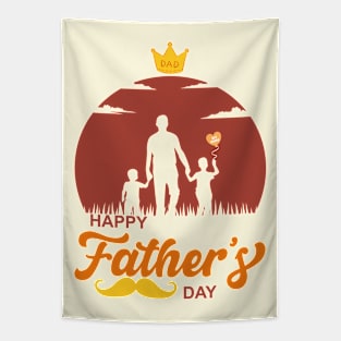 Fatherhood's Enduring Love: Honoring Dads Tapestry