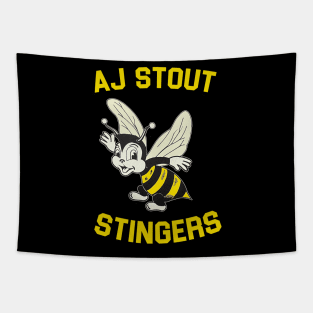 AJ Stout Elementary Stingers 80s Tapestry