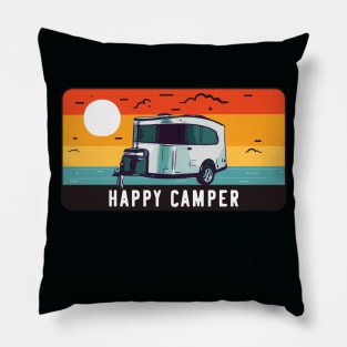 Happy Camper sunset Pillow