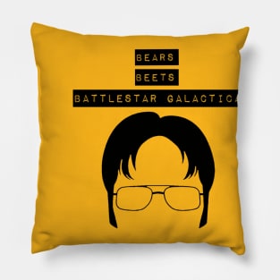 Bears Beets Battlestar Galactica Pillow