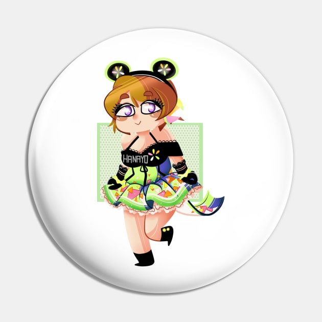 Cyber Hanayo Pin by scribblekisses