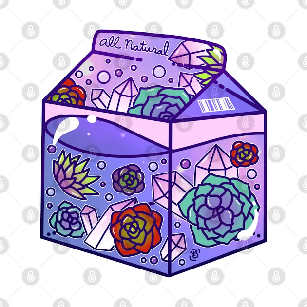 Crystal Succulent Carton by heysoleilart