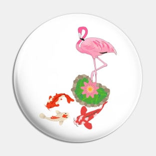 Japanese Zen Vibe Koi Pond Pin