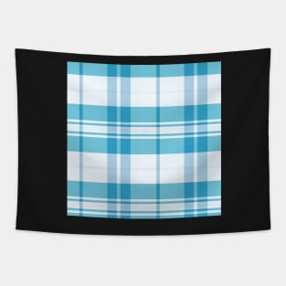 Winter Aesthetic Arable 1 Hand Drawn Textured Plaid Pattern Tapestry