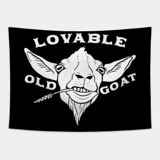 Lovable Old Goat Tapestry