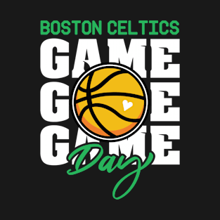 Boston Celtics Game Day Basketball T-Shirt