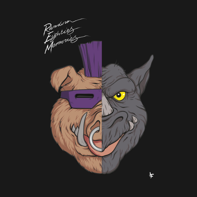 Discover Random Eighties Memories - Bebop And Rocksteady - T-Shirt