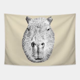 Capybara face on! Tapestry