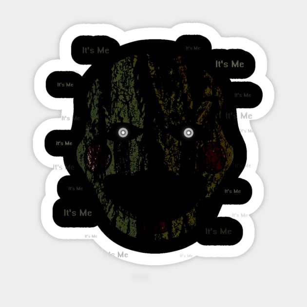 Five Nights at Freddy's - FNAF 3 - Phantom Freddy Sticker for