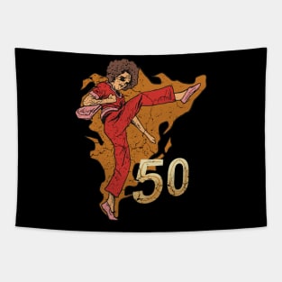 I'm 50th - Sally omalley Tapestry