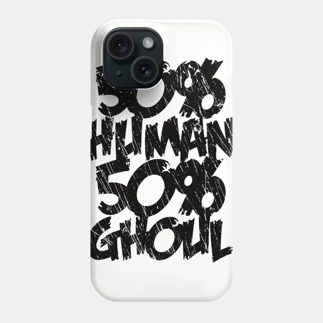 Half Human Half Ghoul Phone Case by merch.x.wear