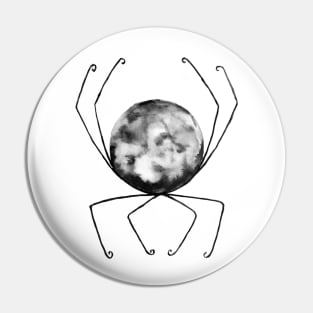 Spider Moon Pin