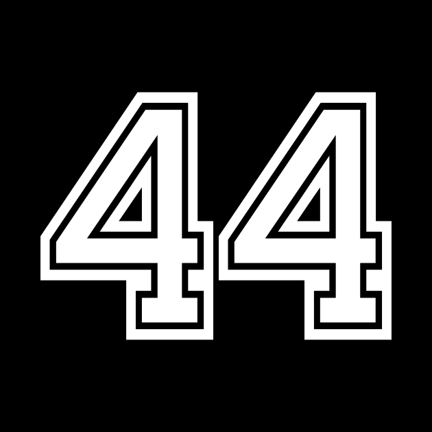 Numbers 44 for a sports team, group, or community by DariBangAngga