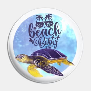 Beach Baby Pin