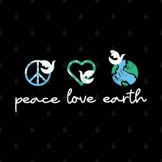 Peace Love Earth Cool Hippie by ssflower