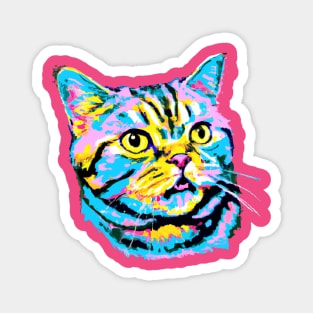 American Shorthair Pop Art - Cat Lover Gif Magnet