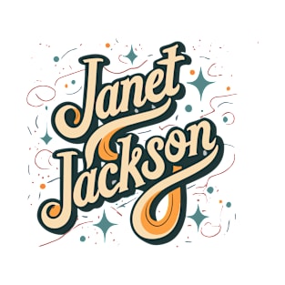 Janet Jackson // Typography T-Shirt