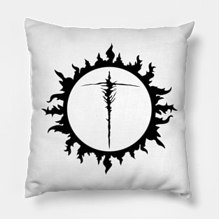 Great Rune of Death (Black) Pillow