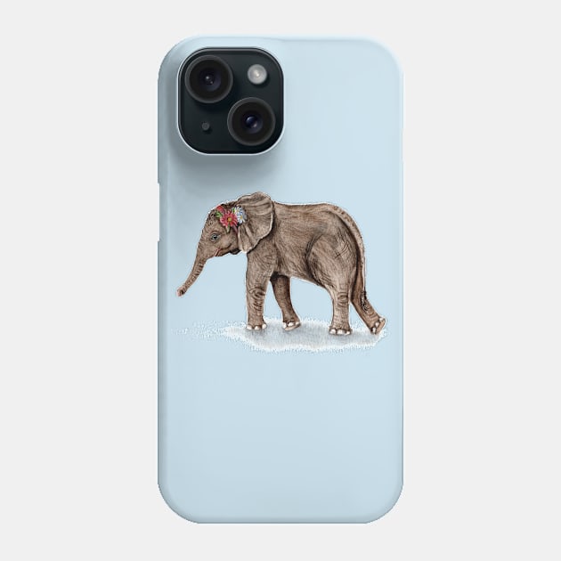 Baby Elephant Phone Case by Goosi