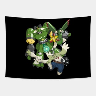 Digital monsters Tapestry