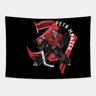 Petr Mrazek Chicago Brush Tapestry