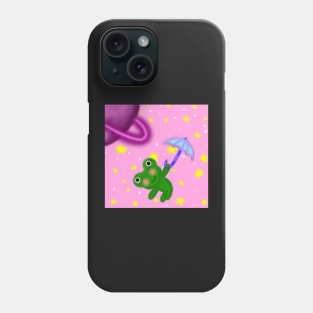 Floating Frog In The Sky Phone Case