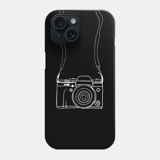 Camera t-shirt. Travel and adventures Phone Case