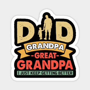 Funny Great Grandpa for Fathers Day Magnet