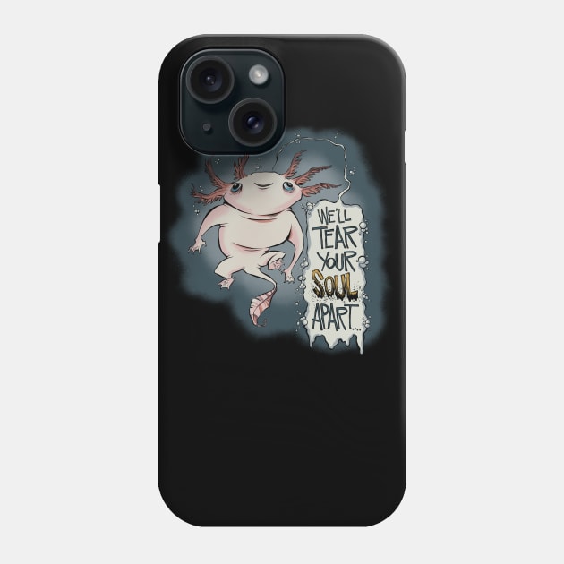 Hellraiser Axolotl Phone Case by westinchurch