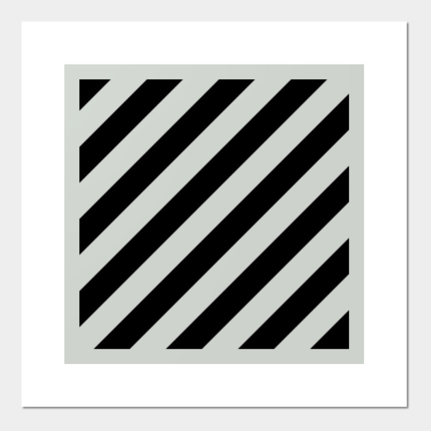 Stripes Off White Black Off White Affiche Et Impression D Art Teepublic Fr