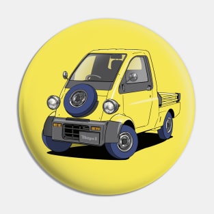 Yellow Daihatsu Midget 2 Van Pin