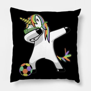 Dabbing Unicorn and Unicorn Dab Soccer Shirts Pillow