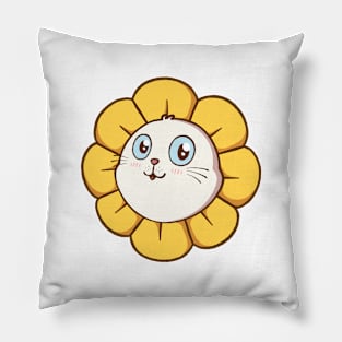 Sunflower Cats Pillow