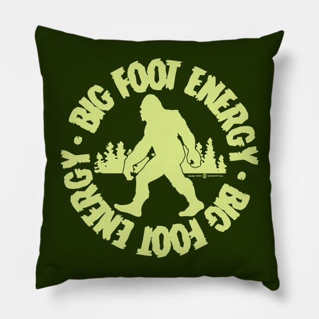 Big Foot Energy B.F.E. Pillow by StudioPM71