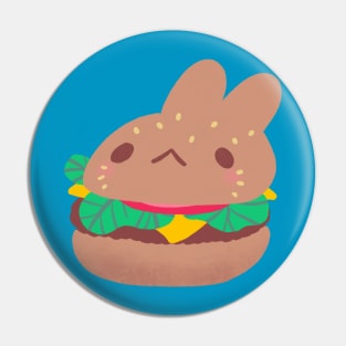 Bunny Burger Pin