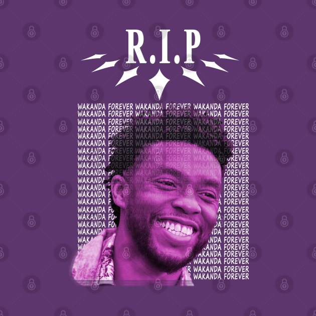 Chadwick Boseman ( WAKANDA FOREVER ) R.I.P by Ghean