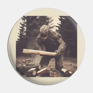 Logging Monster Pin