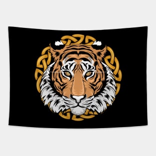 Tiger Print Graphic Tapestry