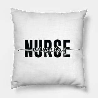 ER Nurse Emergency Room Nurse School women nursing Pillow